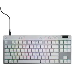 Logitech Pro X Tkl Rapid (US, Kabelgebunden), Tastatur, Weiss