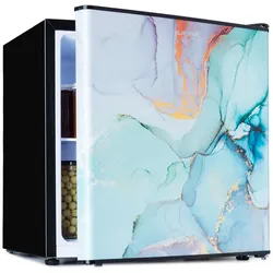 CoolArt 45L Mini-Kühlschrank EEK E Gefrierfach 1,5l Designtür