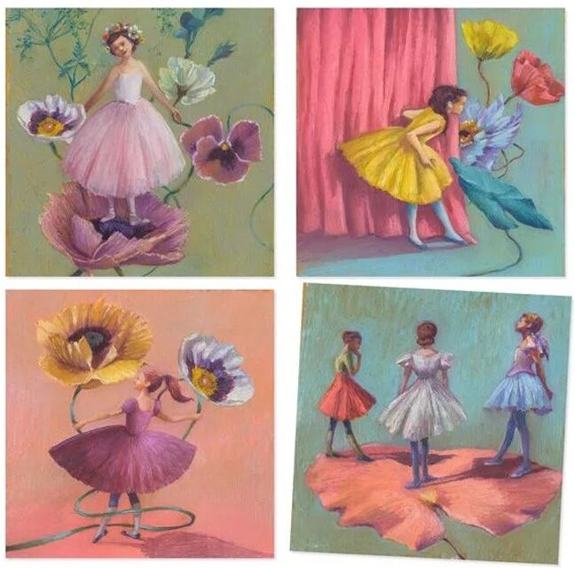 Crayons de cire Ballerines - Inspired by Djeco