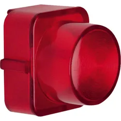 Hager Haube für Drucktaster und Lichtsignal E10 1930/Glas, rot transparent