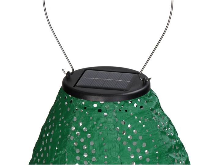 Solarlaterne Lantaa grün Tyvek H 45 cm - Solarlaterne