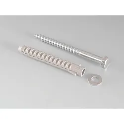 Kermi Schraubenset für Wandkonsole lang, mit Dübel und Scheiben, 6er-Set, ZK00710003 ZK00710003
