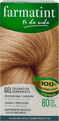 Farmatint Permanent Coloration without Ammonia 8D Rubio Claro Dorado