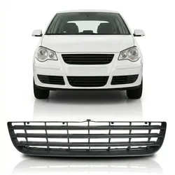 Kühlergrill ohne Emblem Schwarz matt passend für VW Polo 9N Facelift 2005-2009