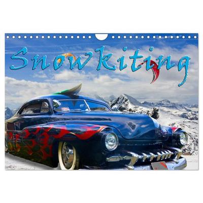 Snowkiting (Wandkalender 2026 DIN A4 quer), CALVENDO Monatskalender