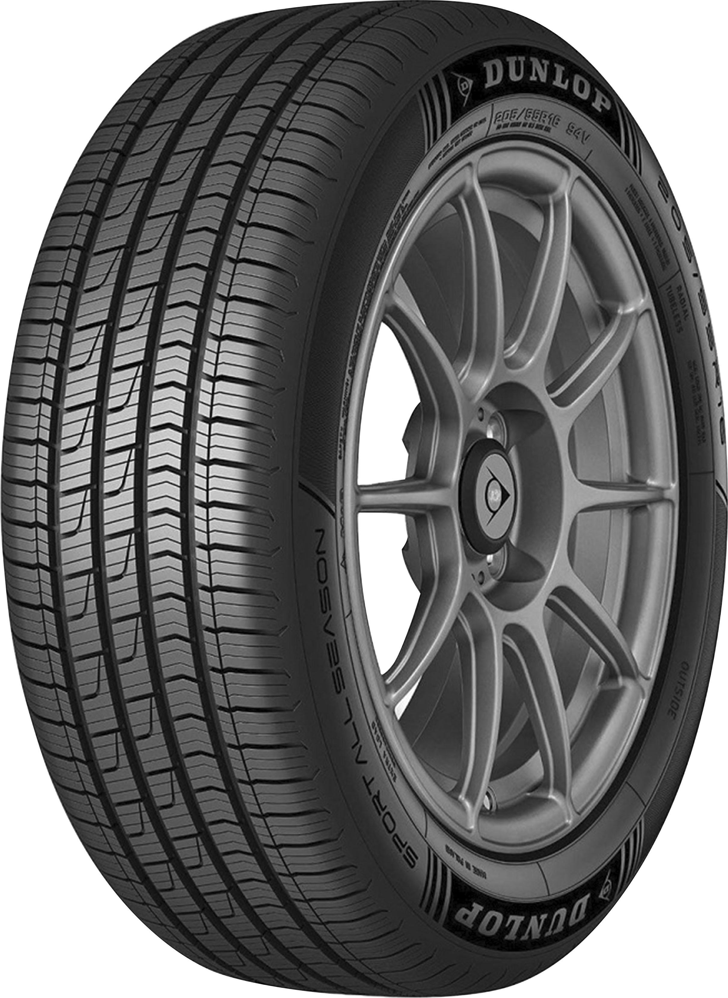 Ganzjahresreifen DUNLOP "SPORT ALL SEASON", schwarz, 215mm / 55 % R 17 98W, Autoreifen