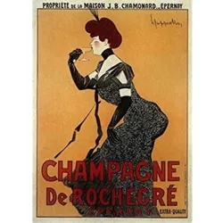 POSTER Champagne De Rochegré A3 Rahmenlos
