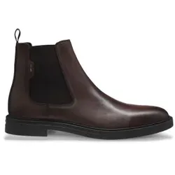 BOSS für Herren. 50552527 Chelsea-Boots aus Leder braun (41), Wohnung, Keine, Lässig