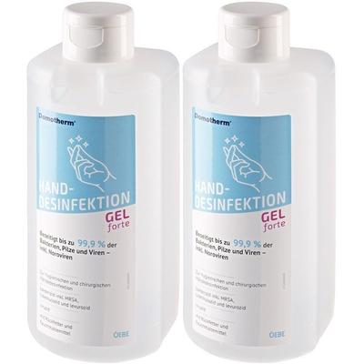 Domotherm Hand-Desinfektions-Gel forte 2x 2x500 ml Gel