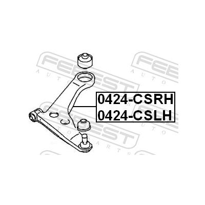 FEBEST Lenker, Radaufhängung 0424-CSRH vorne rechts für MITSUBISHI CHERY