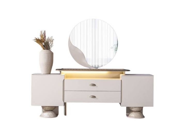 Villa Möbel Sideboard Avva (Sideboard, 1 St., 220 x 90,5 x 46,6 cm), Zeitloses Design lässt sich vielseitig kombinieren