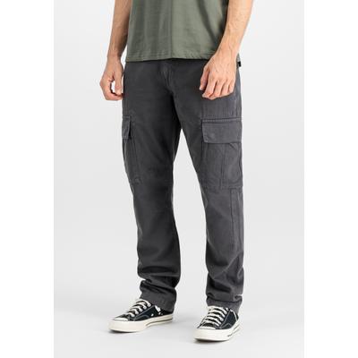 Cargohose ALPHA INDUSTRIES "Agent Pant", Herren, Gr. 30, Normalgrößen, grau (vintage grau), Obermaterial: 100% Baumwolle. Futter: 100% Baumwolle, Hosen Cargohose