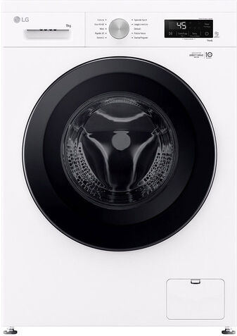 LG F4NX1009NWK Lavatrice smart 9kg, Classe A, 1400 giri, 6 Motion, Allergy Care, Bianca