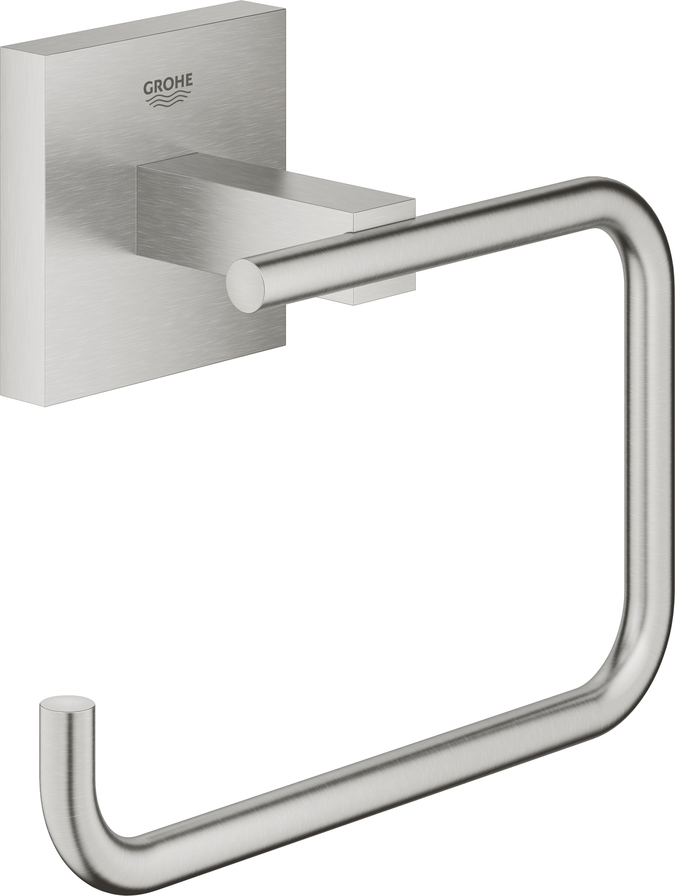 Grohe Start Cube porte-papier hygiénique 40978DC0 Supersteel, sans couvercle