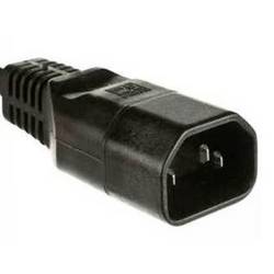 MicroConnect C14PLUG Kaltgeräte-Adapter Schwarz 1 St.