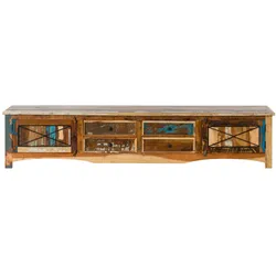 TV-Board Altholz 240x40x50 mehrfarbig lackiert NATURE OF SPIRIT #43