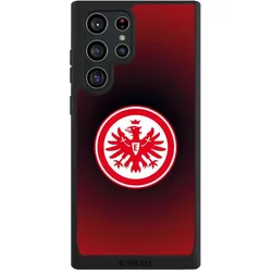 Nivocase Handyhülle für Samsung Galaxy S22 Ultra Hülle NIVOpure Case Schwarz Eintracht Frankfurt (Samsung Galaxy S22 Ultra), Smartphone Hülle, Schwarz