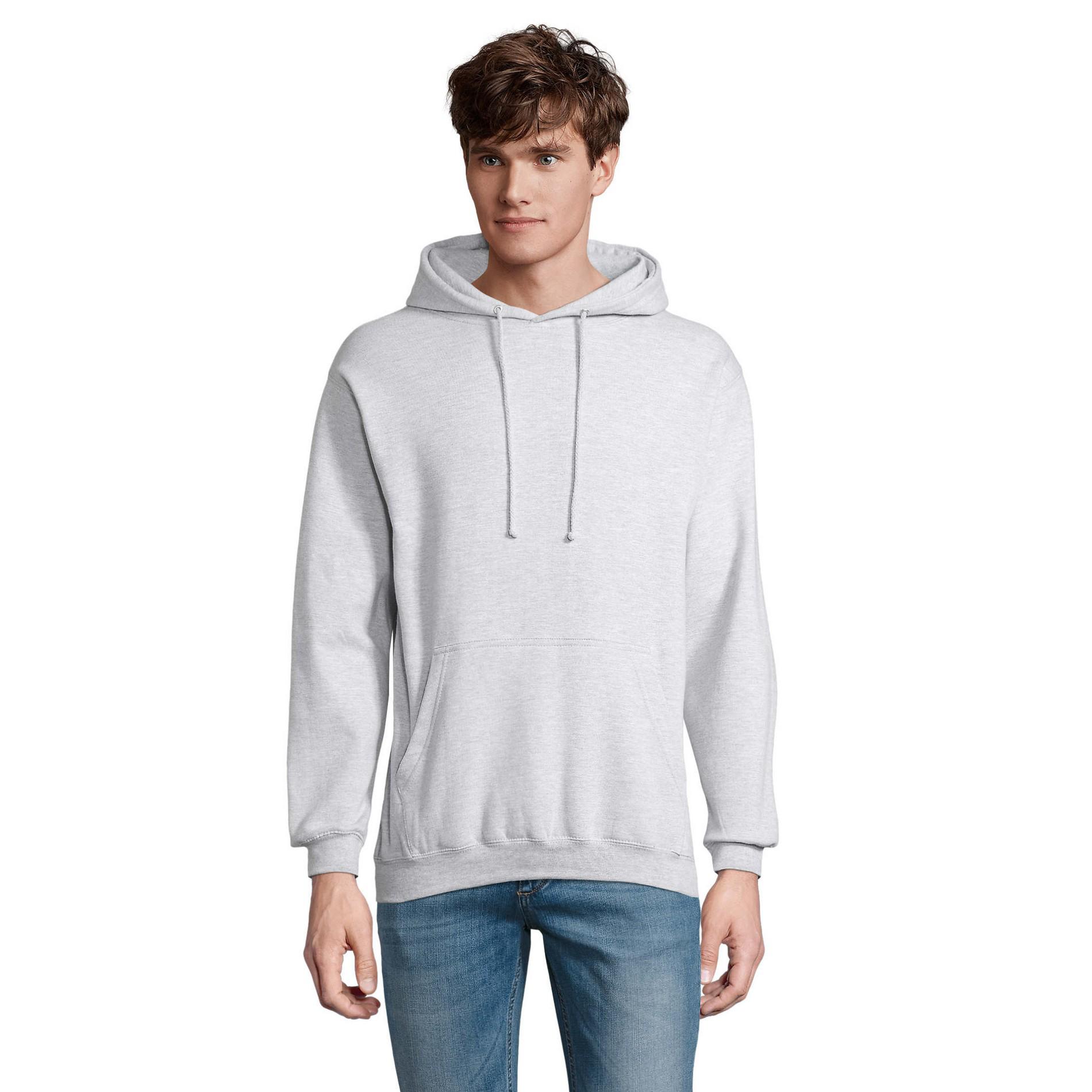 SOLS Unisex Condor Pullover Hoodie voor volwassenen (Grijze Melange)