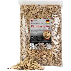 Moritz 5kg Räucherspäne Buche mit Nelke grob 6 -12 mm Räuchern I Kalträuchern von Fisch Fleisch Wurst Käse Gemüse auch für BBQ I Grill - Räuchermehl