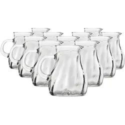 KRÜGE Salzburg transparent 0,125 l 12er Set