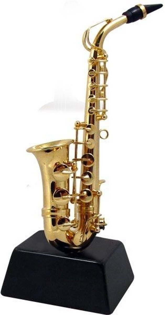 Music Gifts Miniatuur Saxofoon 11,5 cm