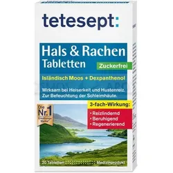 TETESEPT Hals & Rachen Tabletten zuckerfrei 20 St