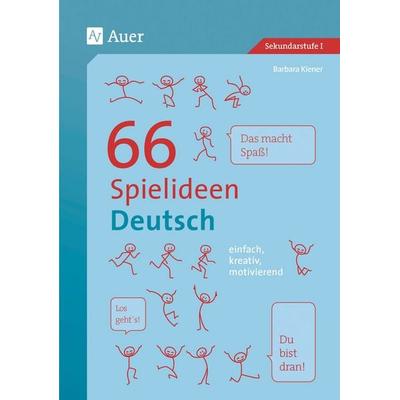 66 Spielideen Deutsch, Taschenbuch von Barbara Kiener, Auer Verlag in der AAP Lehrerwelt GmbH, 978-3-403-07783-1
