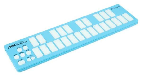 Muse Kinetics K-Board-C MIDI Keyboard Controller met 25 Keys en USB-C Aqua
