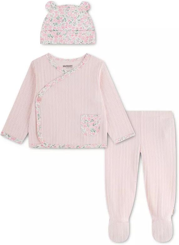 HUGGIES - Set: Body, Mütze und Socken, 9M, Hellrosa