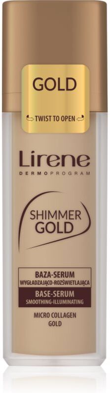 Lirene Base Shimmer Gold brightening primer serum 30 ml