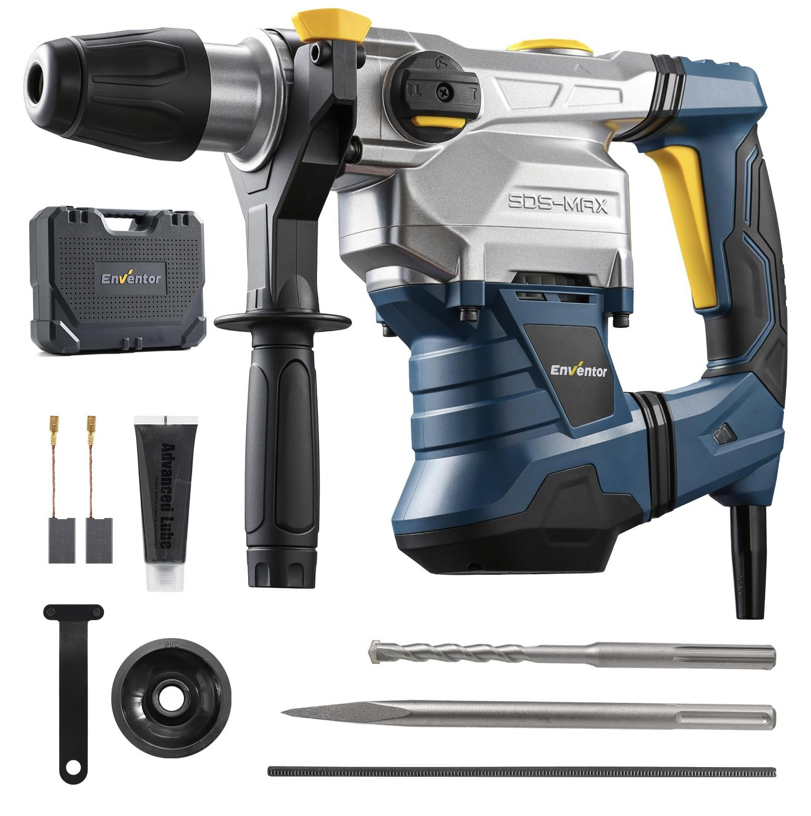 Selius Boorhamer SDS-MAX - 1500 Watt - 40 mm Boorcapaciteit - Voor Beton en Metselwerk