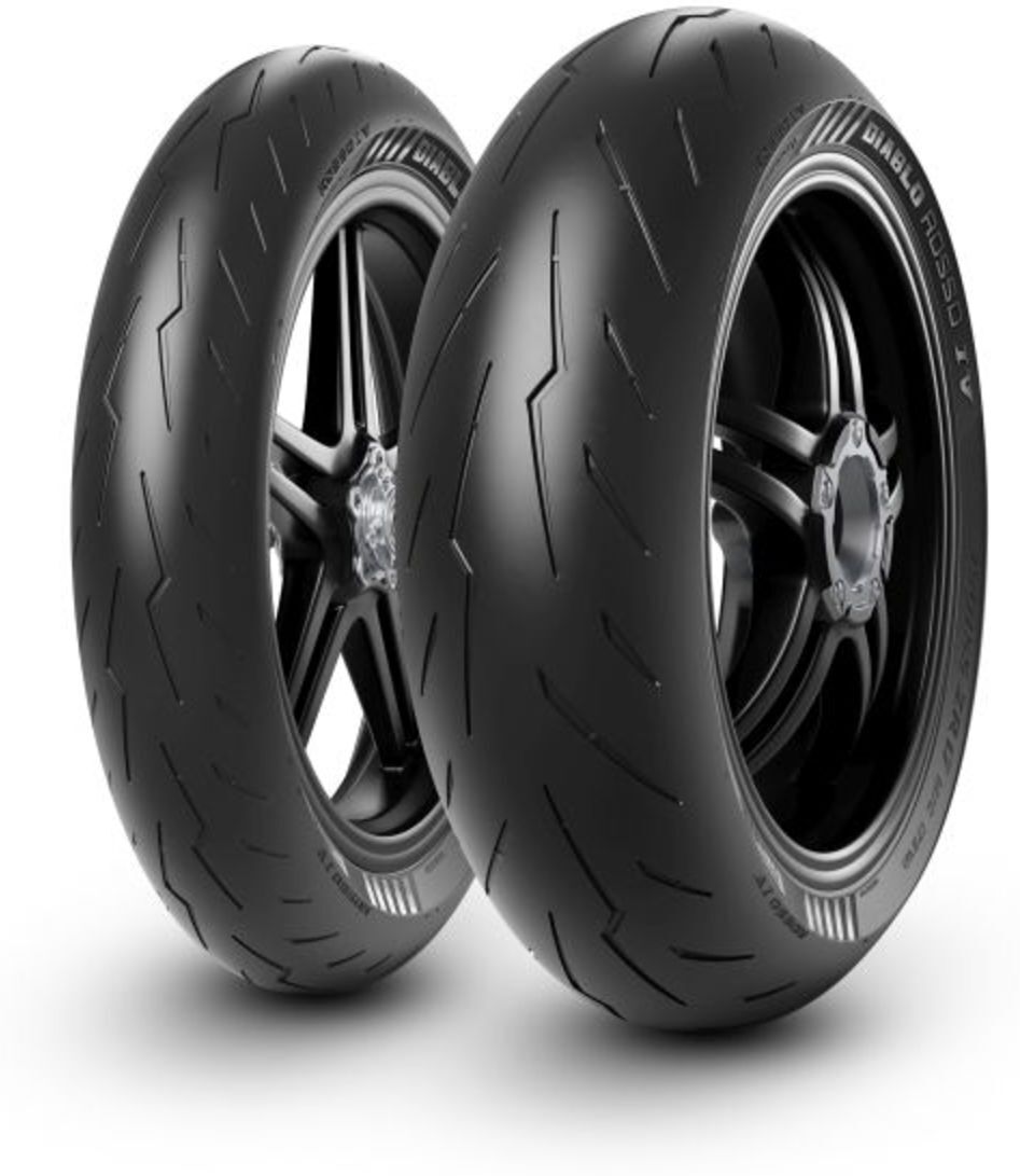 Pirelli DIABLO ROSSO IV 200/55ZR17 TL, Pneus moto arrière