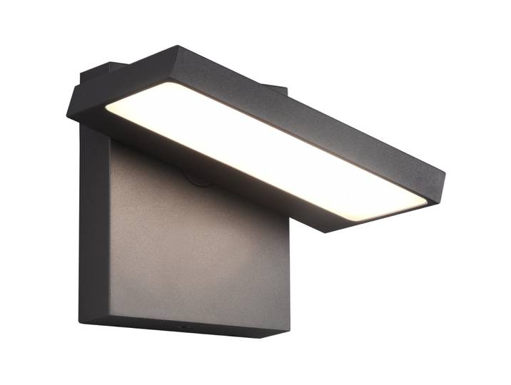 Wandlampe aussen Honinki anthrazit Aluminium-Druckguss B 15 cm IP54 - LED - Lichtfarbe: Warmweiss - LED Energiesparlampen