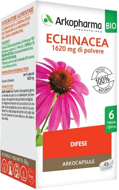 ARKOFARM Srl Echinacea Bio Arkocapsule Arkopharma, 45 capsule