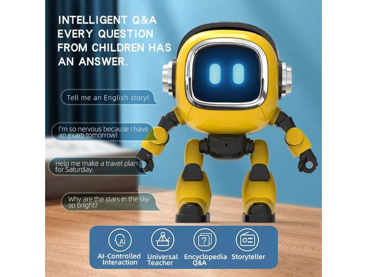 En stock Nouveau 2026 Deepseek Ai Jouet robot intelligent de dialogue vocal pour l'éducation précoce avec interaction vocale