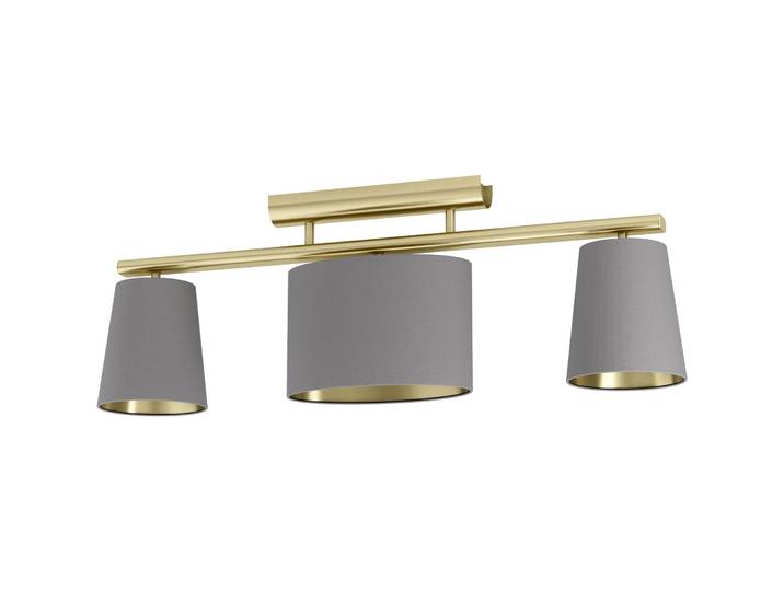 Eglo Deckenlampe Almeida 2 Messing Stahl B 15.5 cm