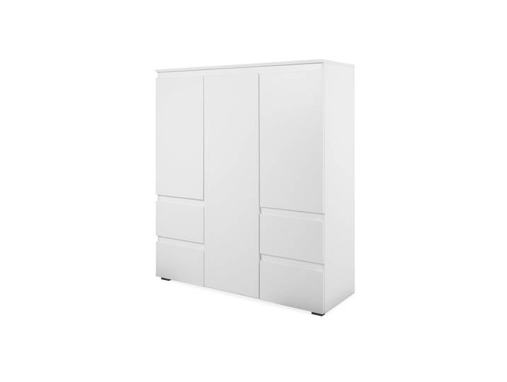 Highboard mit 4 Schubladen - weiß matt 116 cm - IMAGE