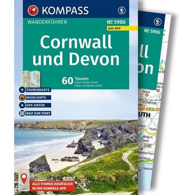 KOMPASS Wanderführer Cornwall und Devon, 60 Touren mit Extra-Tourenkarte, Taschenbuch von Claus-Günther Frank,Gaby und Martin Hafen, KOMPASS Freytag &