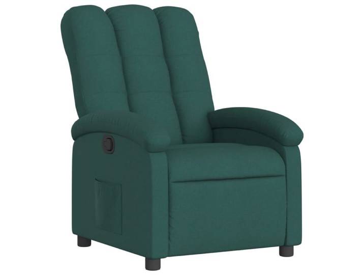 Fauteuil inclinable - mango - inclinaison manuelle - Vert foncé Tissu M12371733