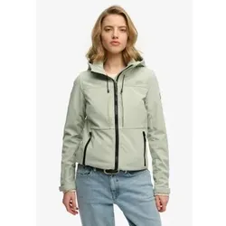 Superdry für Damen. W5012069A Klassische Trekker-Jacke Grün (L), Lässig, Recyceltes Polyester, Nachhaltig