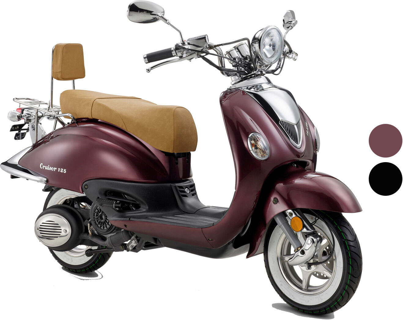 LUXXON Motorroller »Cruiser 125«, 125 ccm, 80 km/h
