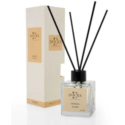 DOCKS Raumduft Diffuser mit Stäbchen – Verschiedene Düfte zur Wahl, 110ml Vanille