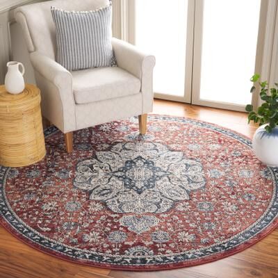 SAFAVIEH Rosewood Haxherije Traditional Oriental Rug