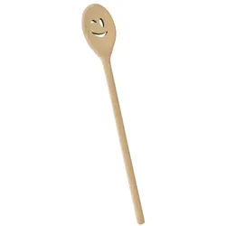 Kochlöffel Smiley 30 cm Holz Braun
