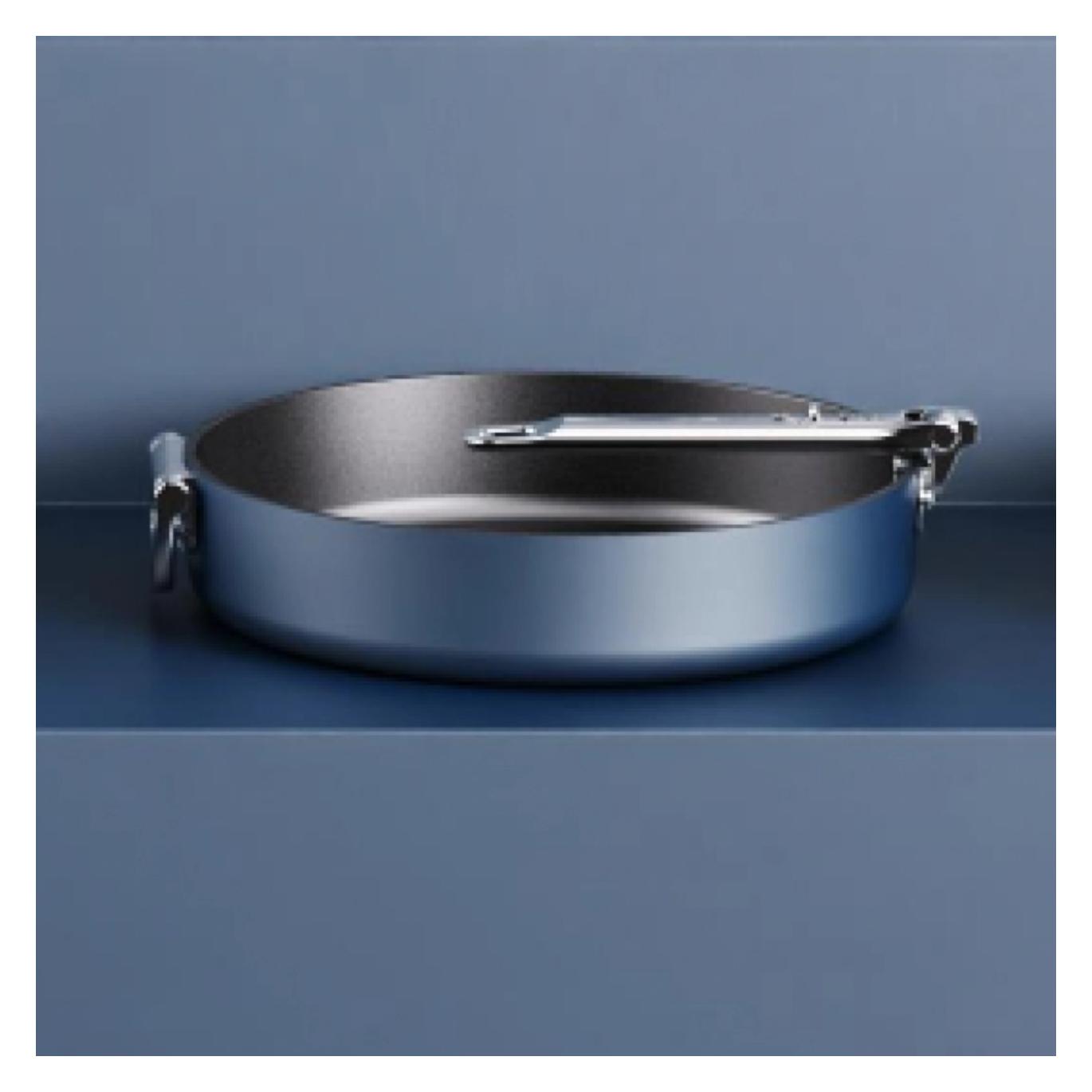 Joseph Joseph Space Bratpfanne klappbarer Griff D28cm (Bratpfanne, Aluminium, 28 x 11.90 cm) (45042)