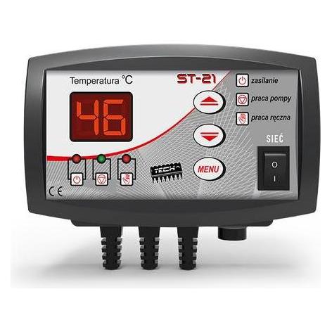Tech Air ST-21-Controller für die Zentralheizungspumpe, Anti-Stopp, Frostschutz, die Fähigkeit, als Thermosta (ST21BK)