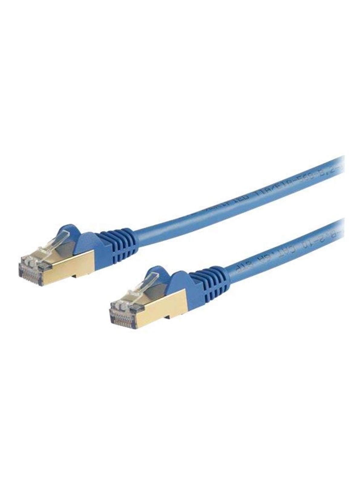 StarTech.com 5m CAT6a Ethernet Cable - Blue RJ45 Shielded Cable Snagless - patch cable - 5 m - blue - Blau - 5m