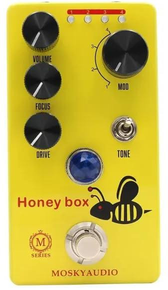 Selius Overdrive Pedaal met Vier Toonmodi en True Bypass