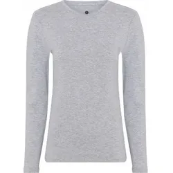 JBS of Denmark Bamboo Long Sleeve Slim Tee Grau Small Damen