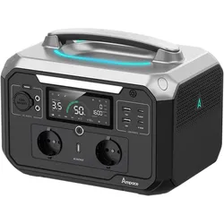 Batterie für Camper – Ampace 600PRO Tragbar Batterie mit 600W